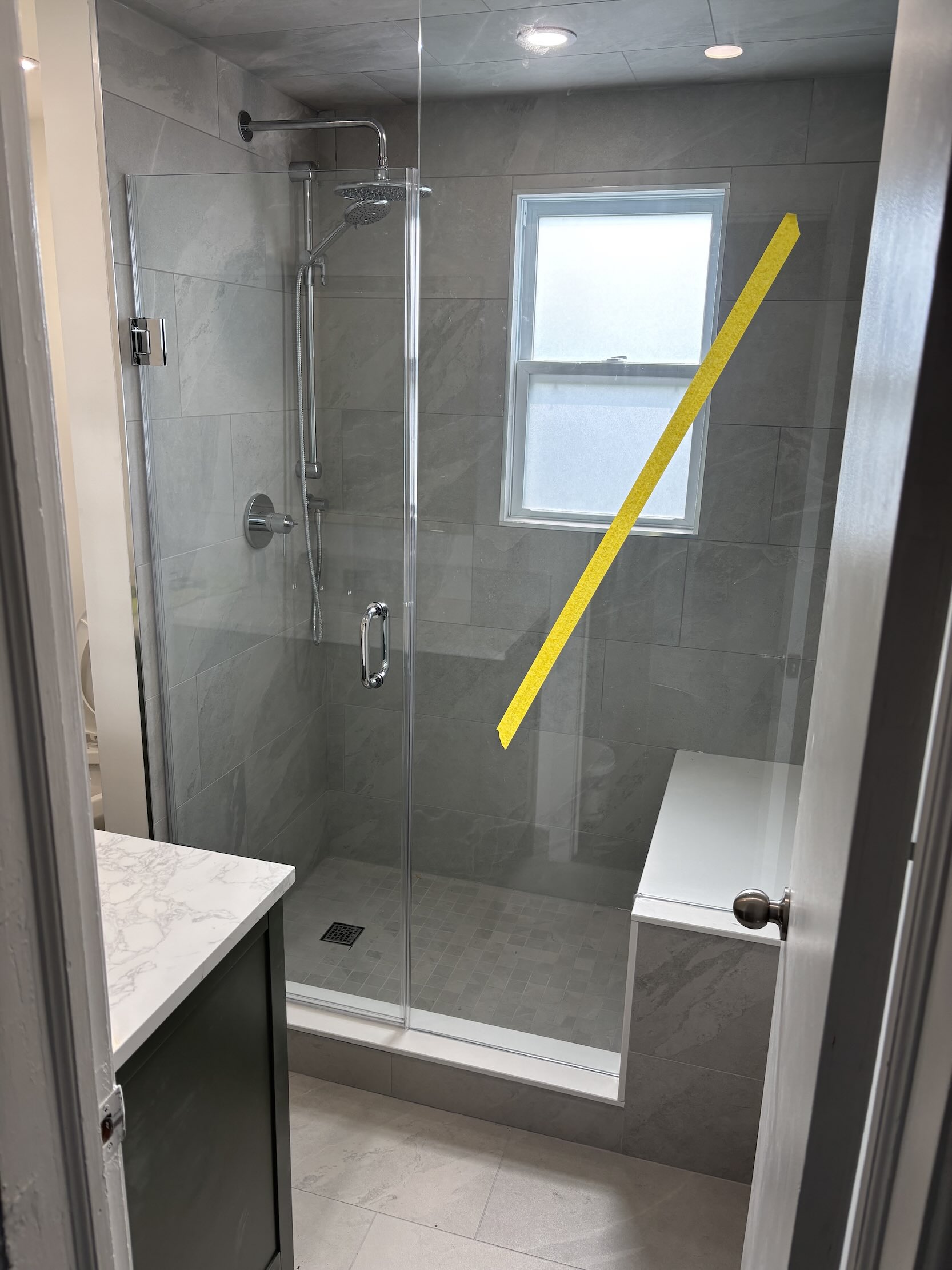 Shower completion